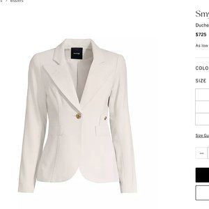 SMYTHE Duchess Single-Breasted Wool Blazer